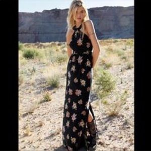 Free people floral maxi dress